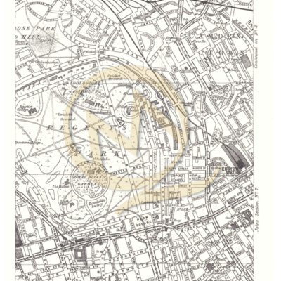 LONDON - CAMDEN TOWN & REGENTS PARK 1903