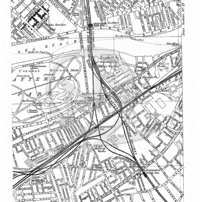 LONDON - PIMLICO & BATTERSEA PARK 1903