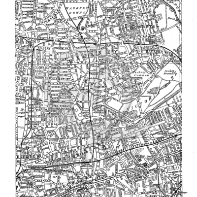 LONDON - HACKNEY & BETHNAL GREEN 1903