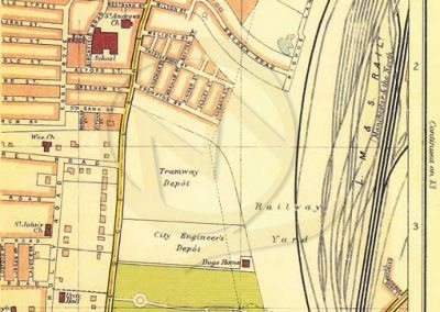 Qualty Maps and More Reproduction Map - Street Plan Example Liverpool Wavertree Park 1928