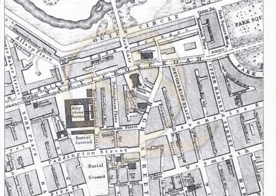 Qualty Maps and More Reproduction Map - Street Plan Example London Marlebone 1862